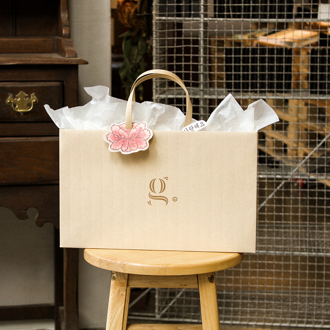 [Kit] 페이퍼백 Gift Bag Kit 선물포장키트 고급 재생지종이가방 친환경종이가방 선물용종이가방